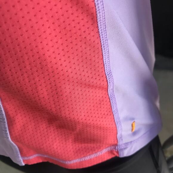 Lucy Tech  Cowl Neck 1/4 Zip Purple Long Sleeve with Thumb Holes Women's Size S - Picture 7 of 10